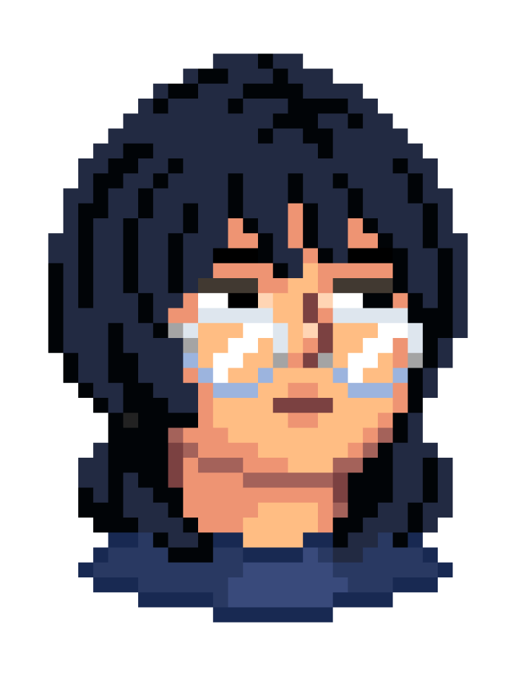 Stylized 8bit portrait of Olisha Shrestha